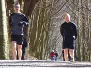 Joggen im Sonnenschein: Auf dem Kstenwanderweg Usedom.