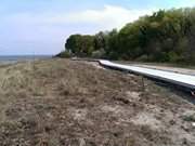 Dnenweg an der Ostsee: Strandpromenade bei Stubbenfelde.