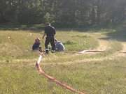 bung der Loddiner Jugendfeuerwehr: Arbeit am Verteiler.