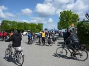 Vor der Seebrcke des Ostseebades Zinnowitz auf Usedom.