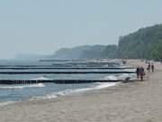 Am Streckelsberg bei Koserow: Strand nach Klpinsee.