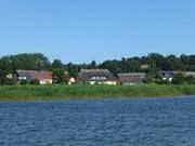 Blick aufs Achterwasser: Seebad Loddin auf Usedom.