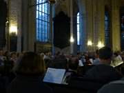St. Petri-Kirche zu Wolgast: Konzertbesucher.