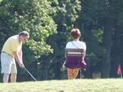 In Ruhe beobachten: Abschlag auf dem Golfplatz Korswandt.