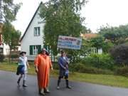 Loddiner Erntefest 2015: Erinnerung an die Grndung der Gemeinde.