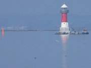 Seezeichen Peenemnde: Drauen im Greifswalder Bodden.