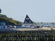 Ostseebad Koserow auf Usedom: Strand und Seebrcke.