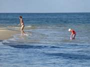 Klares Ostseewasser: Badespa im Usedom-Urlaub.