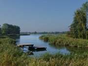 Zwischen Koserow und Zempin: Rieck, ein Arm des Achterwassers.