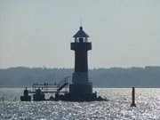 Seezeichen Peenemnde: Ostsee und Greifswalder Bodden.