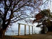 Blick ber die Ostsee: Strandpromenade des Ostseebades Koserow.