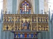 Sankt Marien in der Altstadt von Stralsund: Altar.