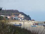 Fischerboote auf dem Ostseestrand: Kaiserbad Bansin.