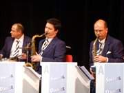 Drums, Saxophone: Konzert im Theater "Blechbchse".