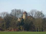 Das Schloss Stolpe: Aus Haffrichtung gesehen.