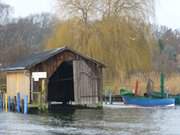 "Kehle" zwischen Ost- und Westklne: Altes Bootshaus.