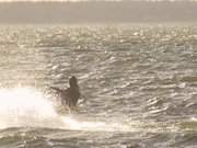 Schnell: Kiter auf dem Achterwasser bei ckeritz.