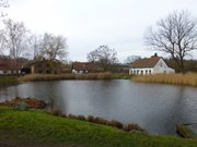 Dorfteich: Stolpe im Haffland der Insel Usedom.