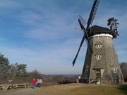 Auf dem Mhlenberg: Benz im Hinterland der Insel Usedom.