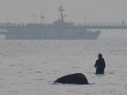 Khles Vergngen: Angeln in der Ostsee bei Bansin.