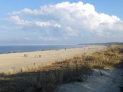 Breiter Sandstrand: Ostseebad Swinemnde auf Usedom.