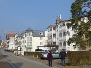 Hinter der Strandpromenade: Bdervillen in Bansin.