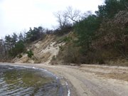 Der Konker Berg: Steilkste am Achterwasser bei Pudagla.