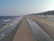 Breiter Sandstrand: Ostseebad Trassenheide auf Usedom.