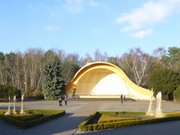 Konzertmuschel: An der Strandpromenade von Swinemnde.