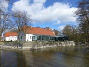 Wintergarten: Restaurant im Wasserschloss Mellenthin.