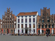 Brgerhuser am Markt: Greifswald nahe bei Usedom.