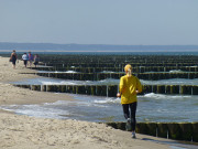 Aktivurlaub auf Usedom: Jogging am Ostseestrand.