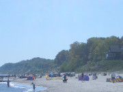 Seebad Loddin, Ortsteil Stubbenfelde: Der Ostseestrand.