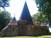 Basilika: Romanische Dorfkirche von Ludorf.
