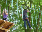 Balance-bung: Kletterwald in Neupudagla auf Usedom.