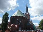 Altstadt von Stettin: Kirche in der polnischen Hafenstadt.