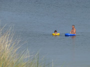 Morgendliches Bad in der Ostsee: Urlaub auf Usedom.