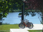 Küstenradweg: Radfahren auf der Insel Usedom.