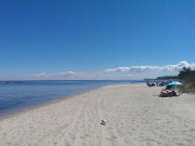 Perfekter Sommertag am Meer: Ostseestrand von Koserow.