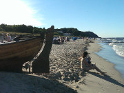 Mutter und Kind: Urlaub auf Usedom.