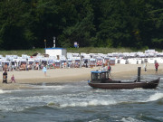 Viele Badegste: Ostseebad Bansin auf Usedom.