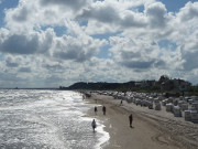 Urlaub auf Usedom: Sandstrand des Ostseebades Bansin.