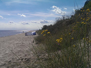 An der Dne: Ostseestrand des Seebades Zempin.