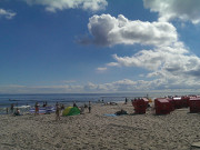 Strandkrbe und Badegste: Urlaub auf Usedom.