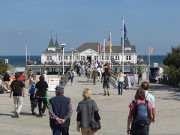 Wahrzeichen der Insel Usedom: Die Seebrcke von Ahlbeck.