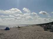 Ostseebad Karlshagen auf Usedom: Sommerwetter Ende September.