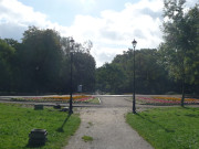 Sptsommer auf Usedom: Kurpark im Ostseebad Swinemnde.