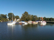 Seebad ckeritz am Achterwasser: Usedom im Herbst.