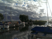 Seebad Loddin auf Usedom: Segelboote im Hafen.