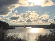 Romantik im Usedomer Inselnorden: Blick zum Peenestrom.